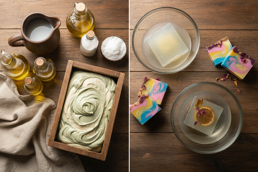 Cold Process vs Melt and Pour Soap Making