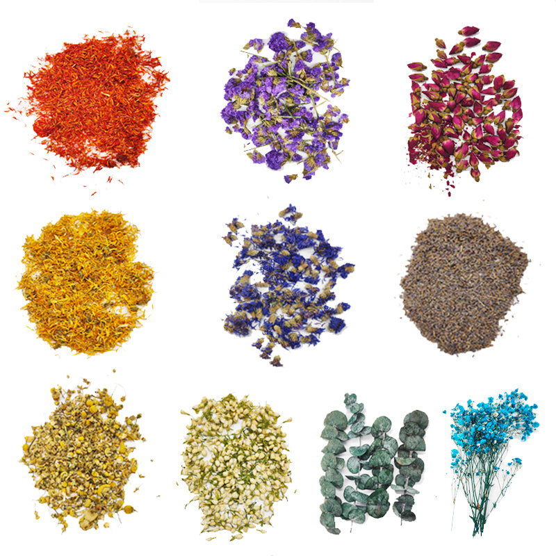 Dried Flowers for Soap,100% Natural Dried Flowers for Soap Making,Candle Making,DIY Lip Gloss (10)