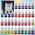 Soap Paint Set 36 Colours Food Colouring - 5ml/Bottle Liquid Soap, Food Grade Soap Paints for DIY Bath Bombs for Soap Making Supplies